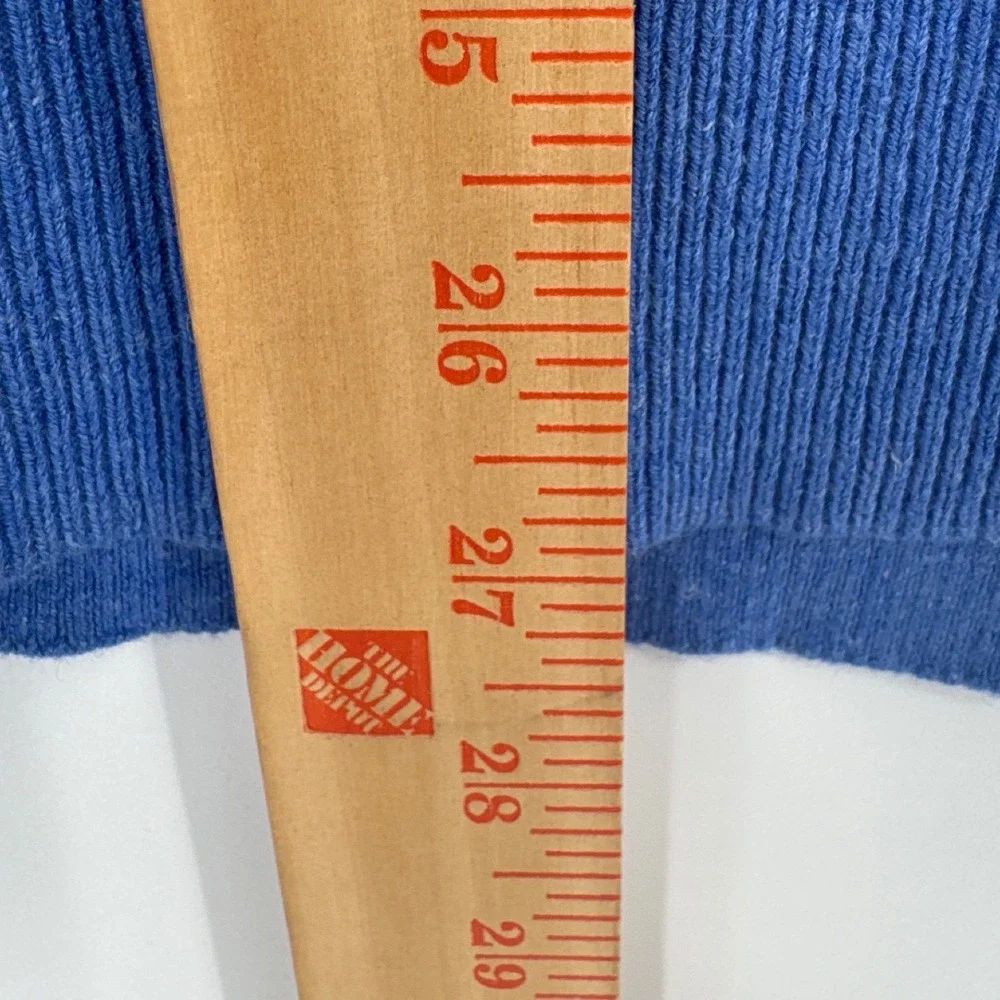Banana Republic Silk Linen Mens Sweater Large Blue Raglan Crew Neck Luxury Knit
